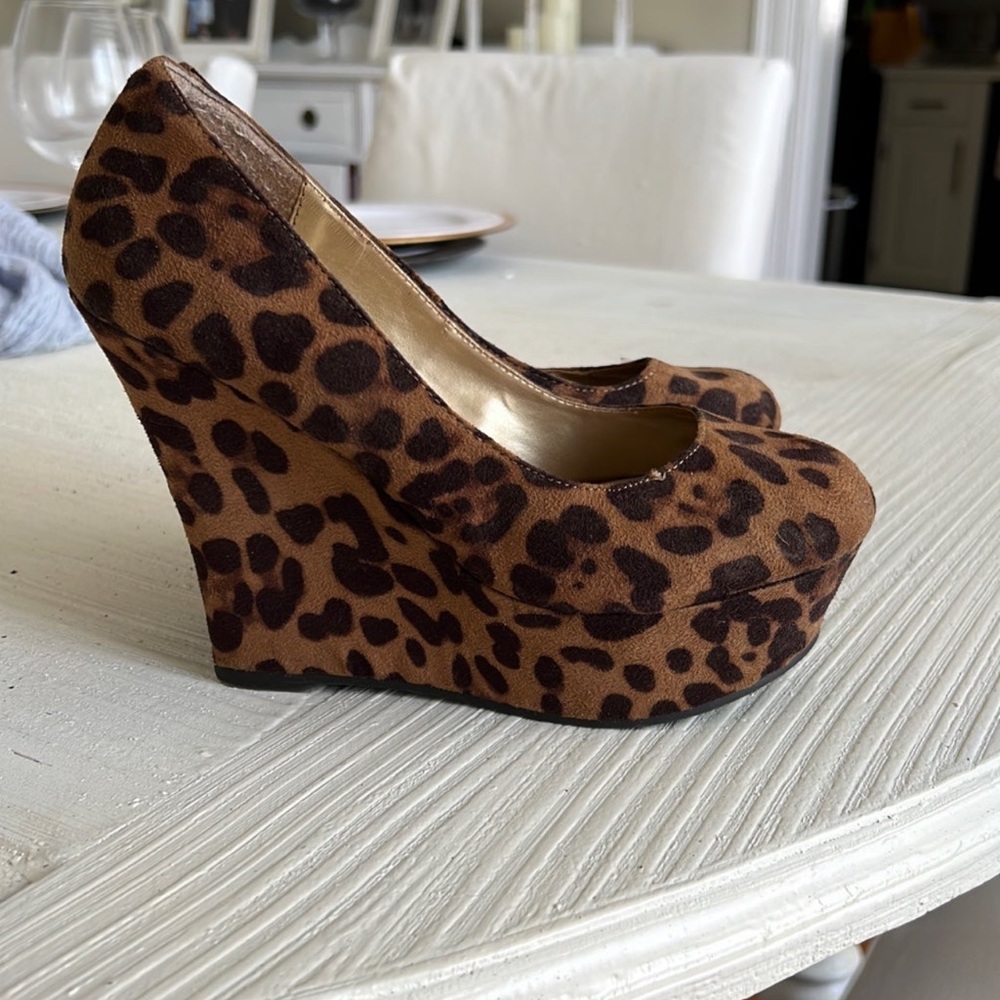 Leopard heels